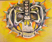 Skull in Crayon