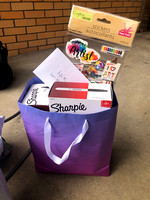 Donations to local charter school for dyslexia art room. They needed Sharpies.