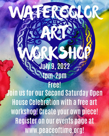 Workshop on drawing and watercolor marker/reservoir brush demonstration; 7/09/2022